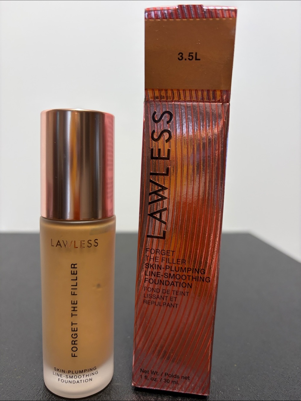 LAWLESS Forget The Filler Foundation - Warm Tan 3.5L